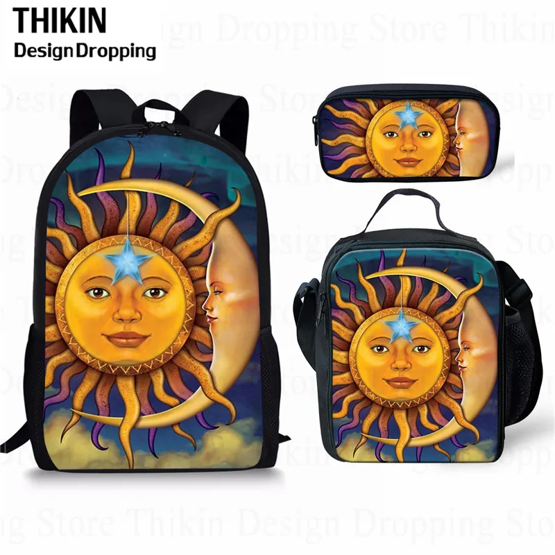 ALW0661CGK THIKN 3 шт школьная сумка набор Galaxy/Unicorn школьный рюкзак для подростков мальчиков девочек Студенческая дорожная сумка для книг школьные сумки для подарков - Цвет: ALW0661CGK