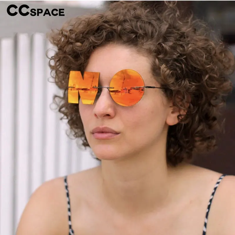 49140 круглые бескаркасные индивидуальные панк Солнцезащитные очки мужские и