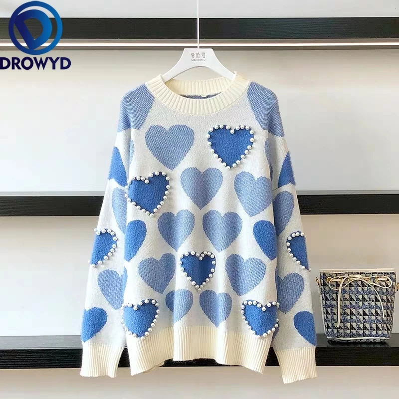 Свитер женский кашемировый с длинными рукавами и круглым вырезом Осень-зима 2020 |