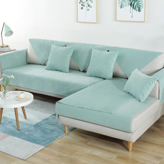 Sky blue 04 Водонепроницаемый чехол для дивана для питомца собаки детский коврик протектор нескользящий чехол для дивана четыре сезона универсальные чехлы для дивана для гостиной - Цвет: Sky blue 04