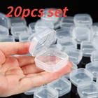 1020 шт.набор, прозрачные шкатулки для хранения ювелирных изделий