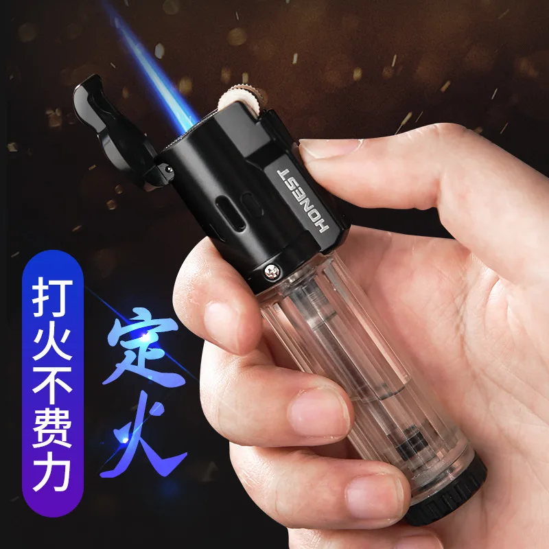 

Flint Torch Turbo Jet Lighter Butane Gas Lighter Windproof Refillable Gas Lighter Straight Fire Welding Cigarette Cigar Lighter