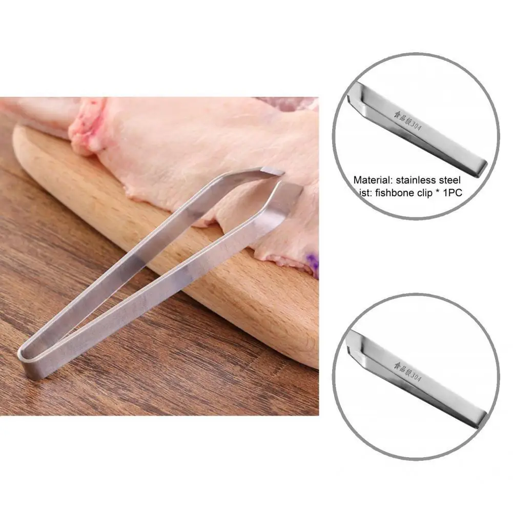 

Good Fish Bone Tweezer Food Grade 2 Styles Flat Tweezers Bone Removal Tools Hair Removal Tongs Hair Removal Tweezer