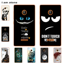 I am alone Phone Case For Microsoft Lumia 430 435 Nokia Lumia 520 530 Mobile Cover Cute Fashion Cartoon Painted Shell Bag