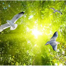 3D Fantasy Forest Ceiling Mural 3D Living Room Bedroom Ceiling Wallpaper Papel De Parede