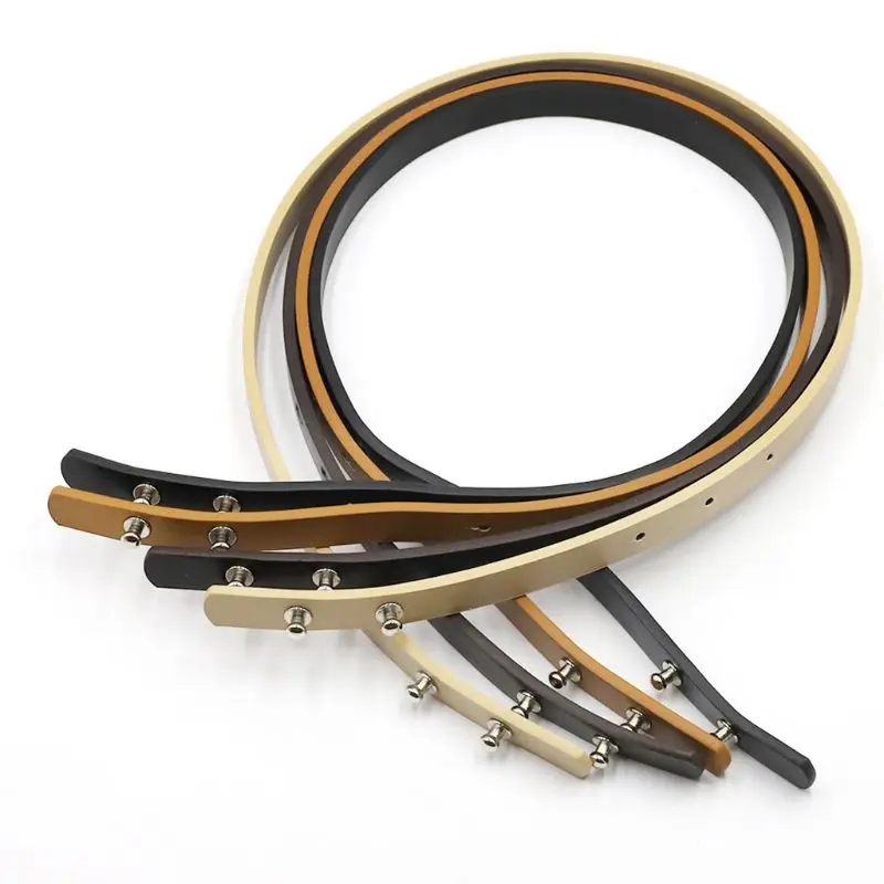 

PU Leather Handbag Shoulder Handle Strap for DIY Handmade Woven Bag Accessories L9BE
