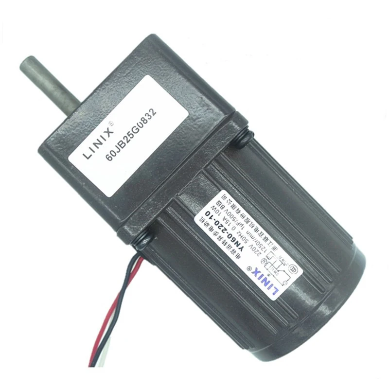 Номинальная скорость 1250 об/мин редукционный двигатель переменного тока YN60-220-10 |