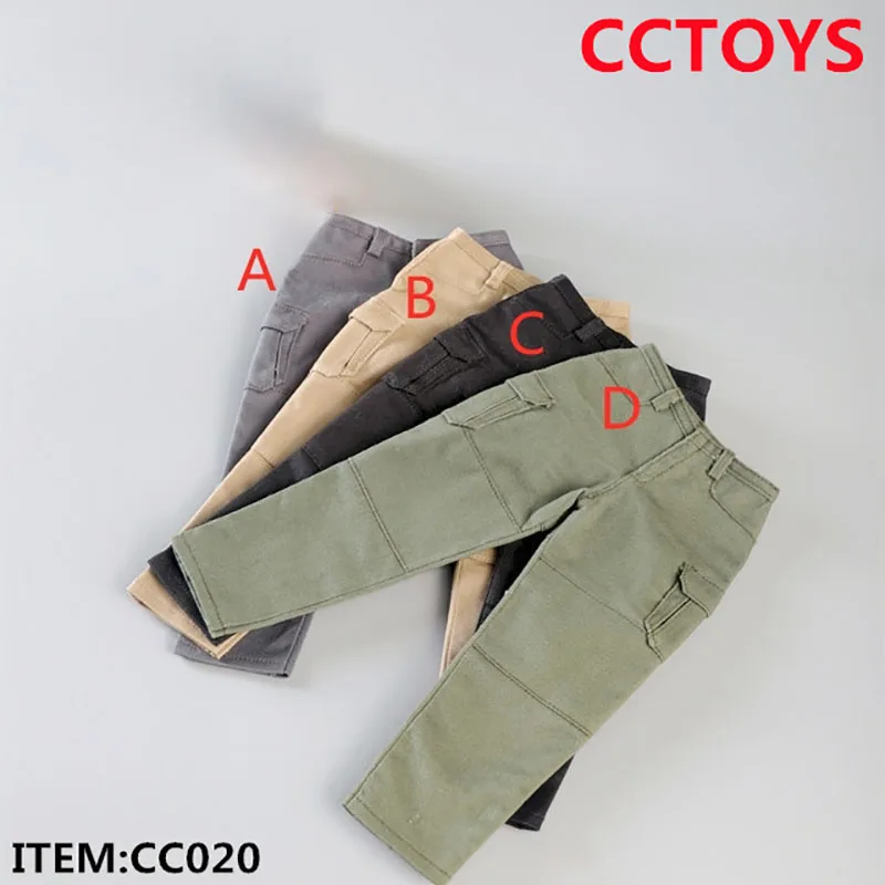 

CCTOYS CC020 1/6 Male Combat Pants Overalls Trouser Clothes Model Fit 12 inch Muscle Strong Action Figure Body