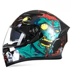 Мотоциклетный шлем для мужчин, шлем на все лицо, из АБС-пластика, для езды на мотоцикле