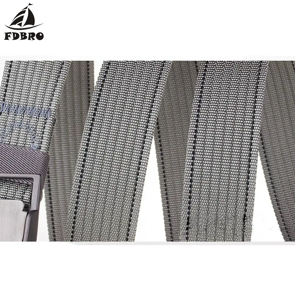 Мужской и женский ремень с пряжкой FDBRO однотонный Повседневный из плотного