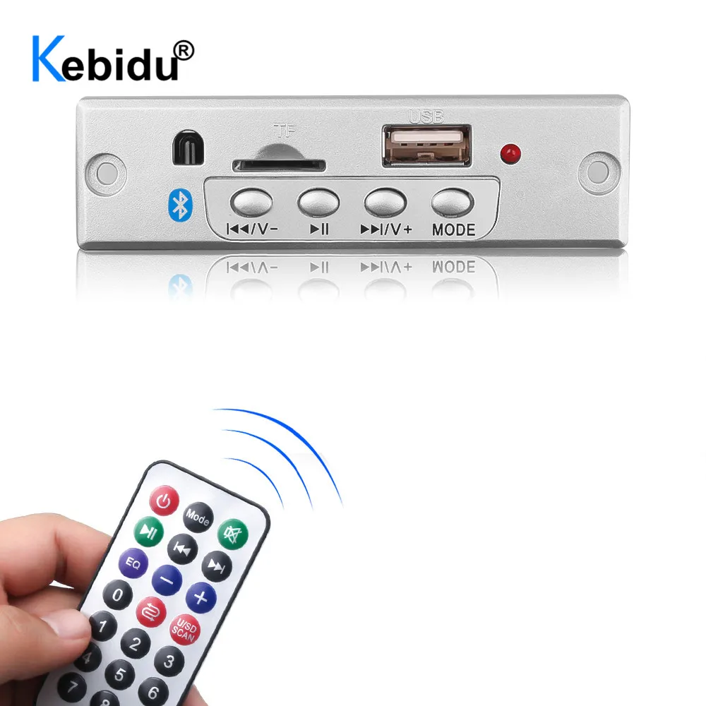 Bluetooth Car MP3 WMA Decoder Board Audio USB TF FM Radio Module Wireless Bluetooth 12V MP3 Player with Remote Control
