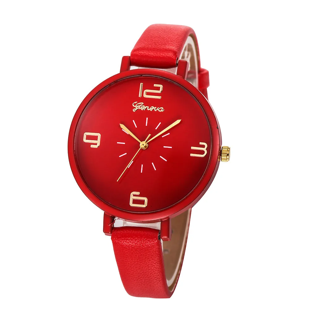 

Fasion High Quality Womens Watch Women Casual Checkers Leather Quartz Watches Analog Wrist Watch DropshippingHot Clock#2