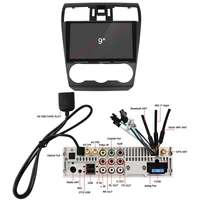 9Android 10 Car Radio Stereo Autoradio Head Unit GPS Multimedia Player Carplay For Subaru Forester 2017 2018 WRX STi 2015 2019
