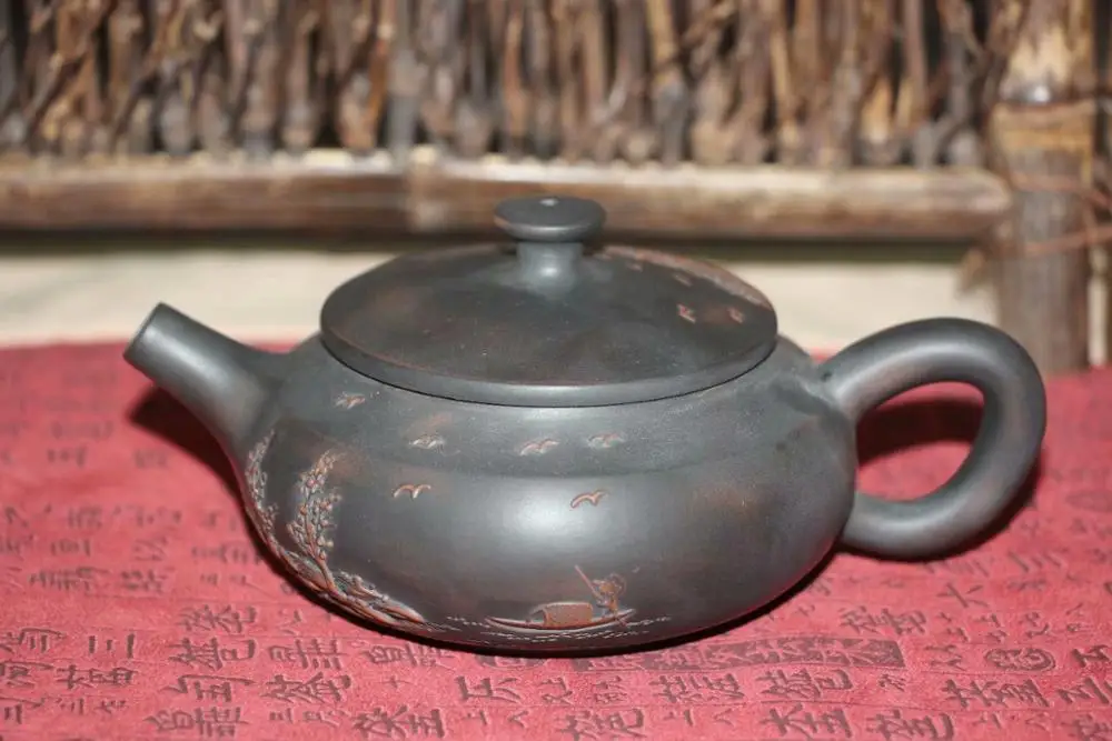 Jian shui purple ceramic tea pot Китайский чайник Цзяньшуйская керамикачайник из Цзяньшуй * Banyue