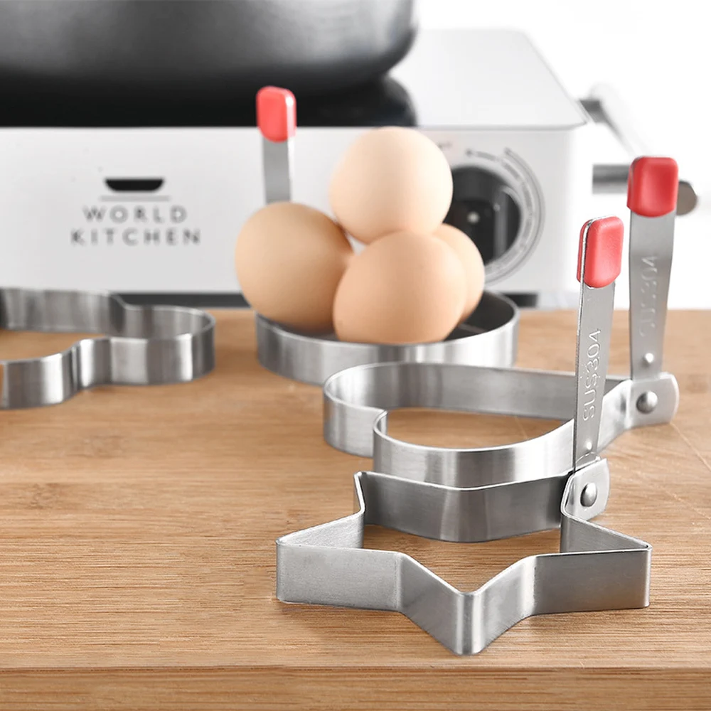 

Kitchen Gadgets And Accessories Egg Cooker Mold For Baking Kitchen Convenience Stainless Steel Fried Egg Tools Kitchen Utensils