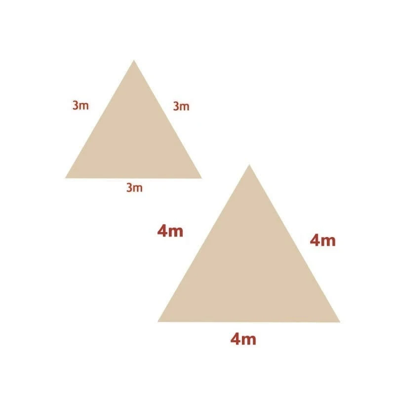 Уличный треугольный УФ-блок навес от солнца дождя для сада парка JS23 | Дом и сад