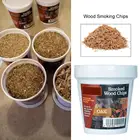 Деревянные чипсы для курения, ручной инфузер для курения, вишневый дуб, гикори, яблоко, груша, деревянные чипсы для приготовления копченой посуды