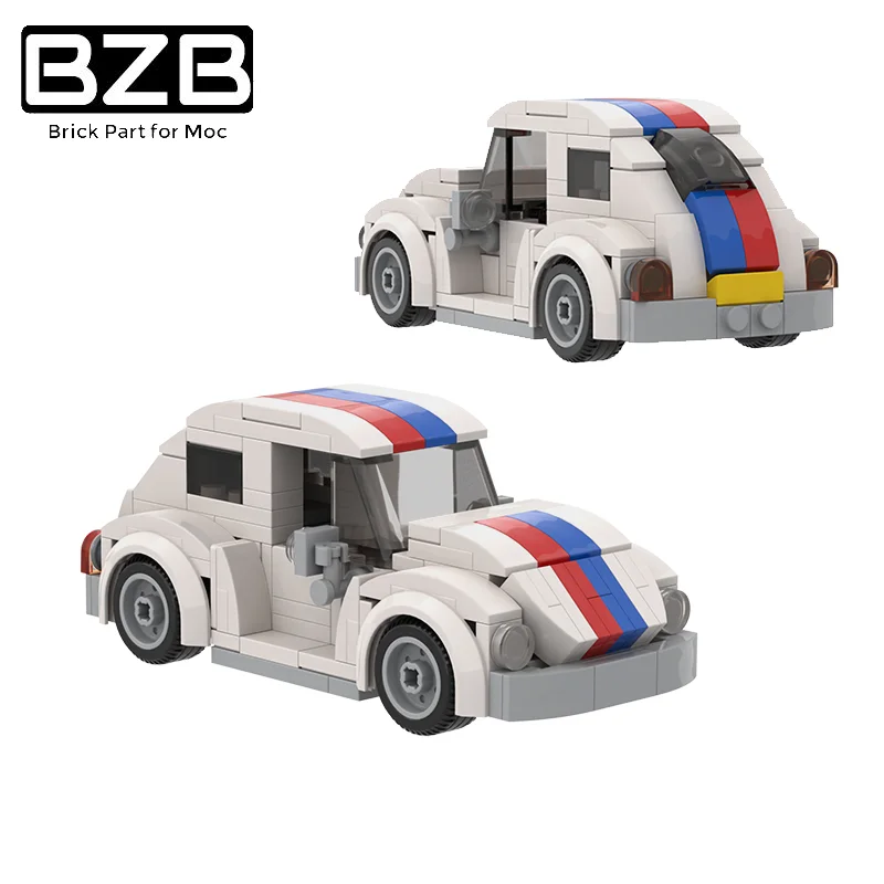 

BZB MOC 40478 High-tech City Speed Car Super Sports Car Creative Building Block Model Kids Boys DIY Toys Best Birthday Gifts