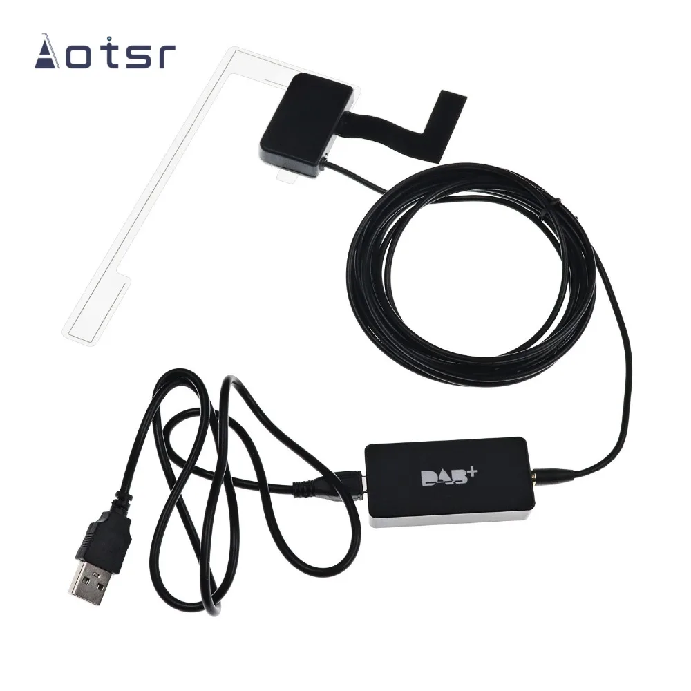 USB DAB+ одновременное подключение двух телефонов цифровой аудио вещания приемник для Автомобильный dvd-плеер на основе Android с 4,4/5,1/6,0/7,1/8,0 Системы