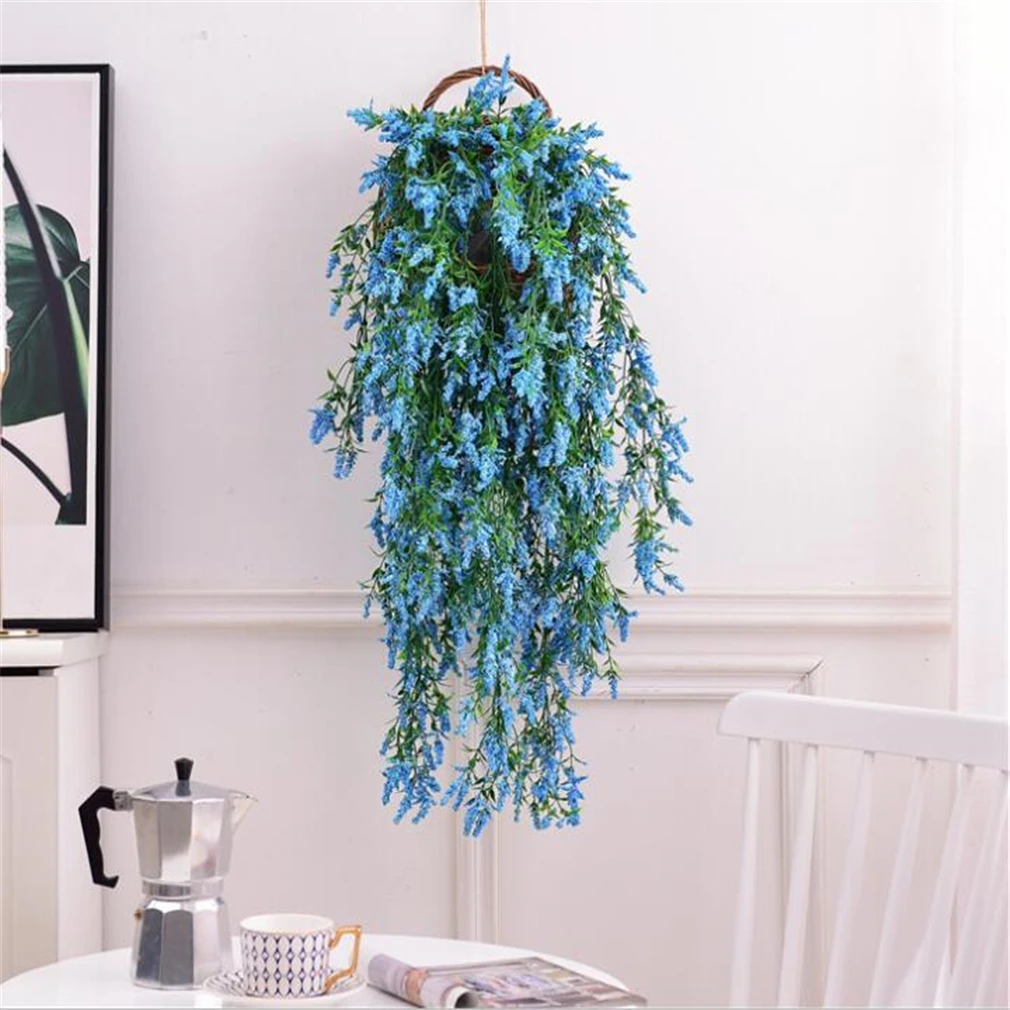 Искусственное подвесное цветочное растение ивовые цветы из ротанга