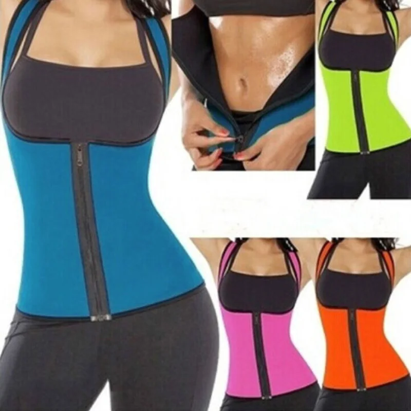 

Women Sweat Body Suit Sweat Belt Shaper Premium Waist Trimmer Belt Waist Trainer Corset Shapewear Slimming Vest Underbust