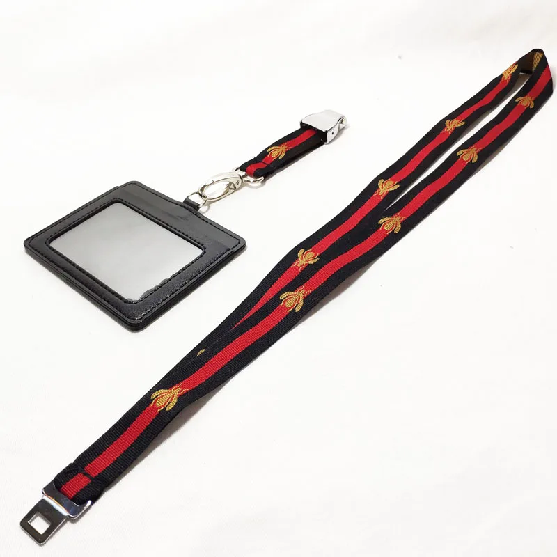 Ремень для украшения самолета украшение в полоску с Пчелой на шею удостоверения