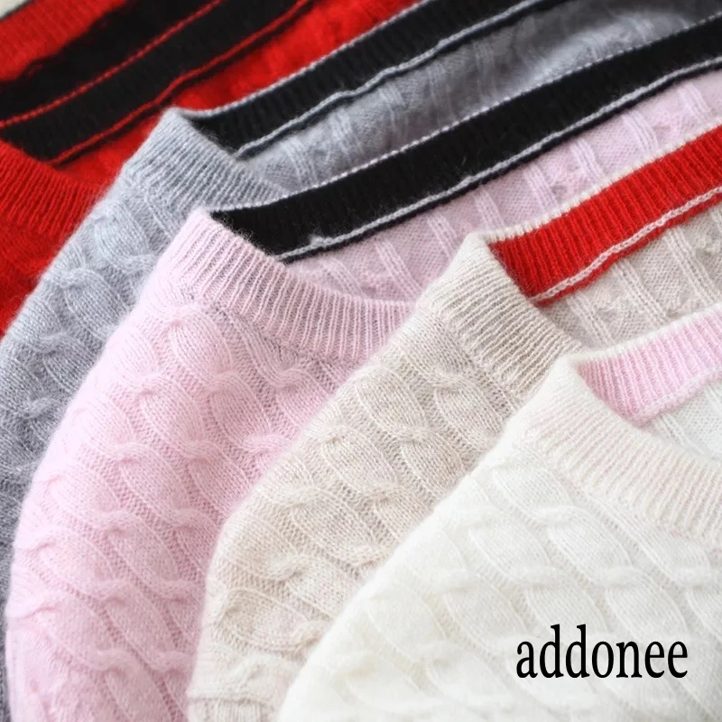 Женский кашемировый кардиган с круглым вырезом повседневный мягкий из шерсти