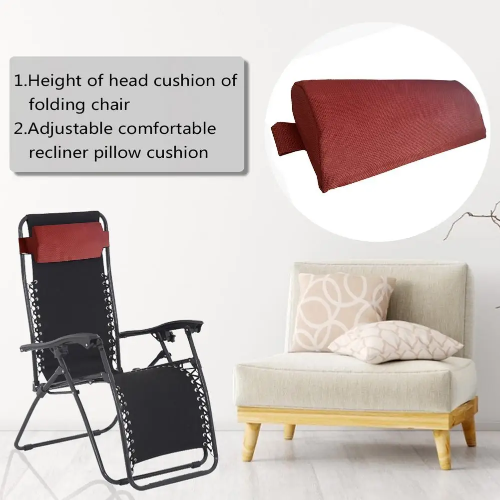 Садовый складной шезлонг подушка для головы подголовник пляжное кресло уличное