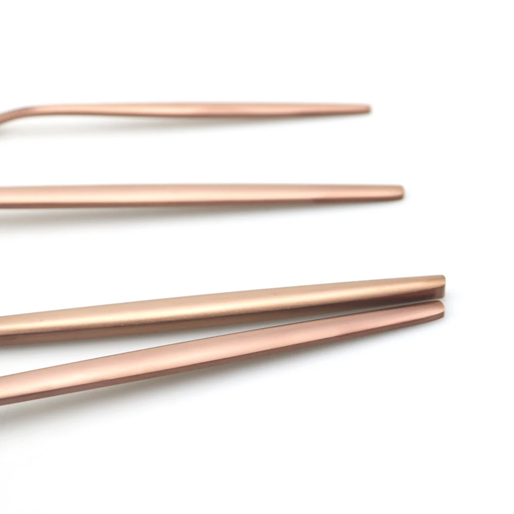 Набор посуды Black SilverНабор столовых приборов из нержавеющей стали нож вилка ложка Простая посуда для стола Кухонные серебряные приборы на вечеринке