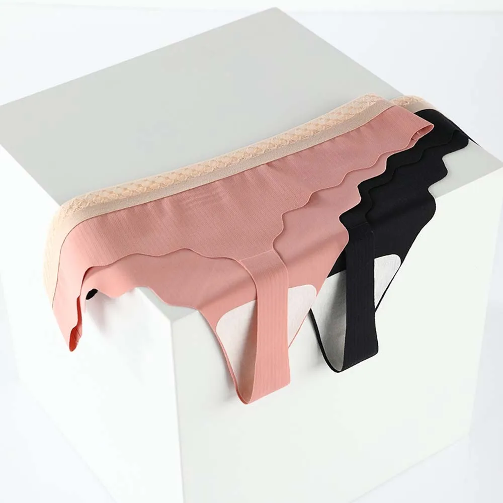 

Трусы женские бесшовные, из вискозы, с низкой талией