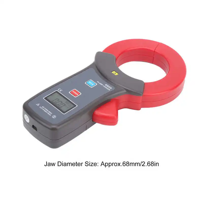 ETCR6800 AC Тестер Утечки тока большого калибра Высокоточный зажим Амперметр 1200 а