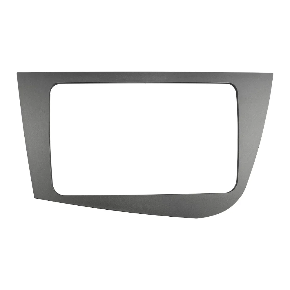 Двойной Din радио Fascias для Seat Leon левый руль CD DVD рамка стерео панель тире Монтажная Установка отделка комплект gps рамка