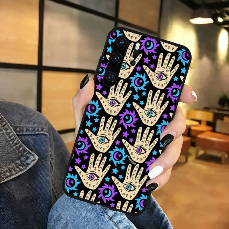

Evil Eye Phone Case Funda For Huawei P9 P10 P20 P30 Lite 2016 2017 2019 plus pro P smart