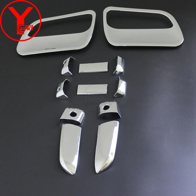YCSUNZ abs хромированные боковые протектор дверной ручки Запчасти Аксессуары для