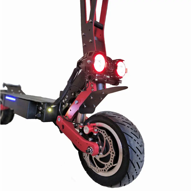 

Электрический скутер, 3200 Вт, 60 в, 2-моторное колесо, 11 дюймов, литиевый аккумулятор, складной скейтборд на толстых шинах для взрослых