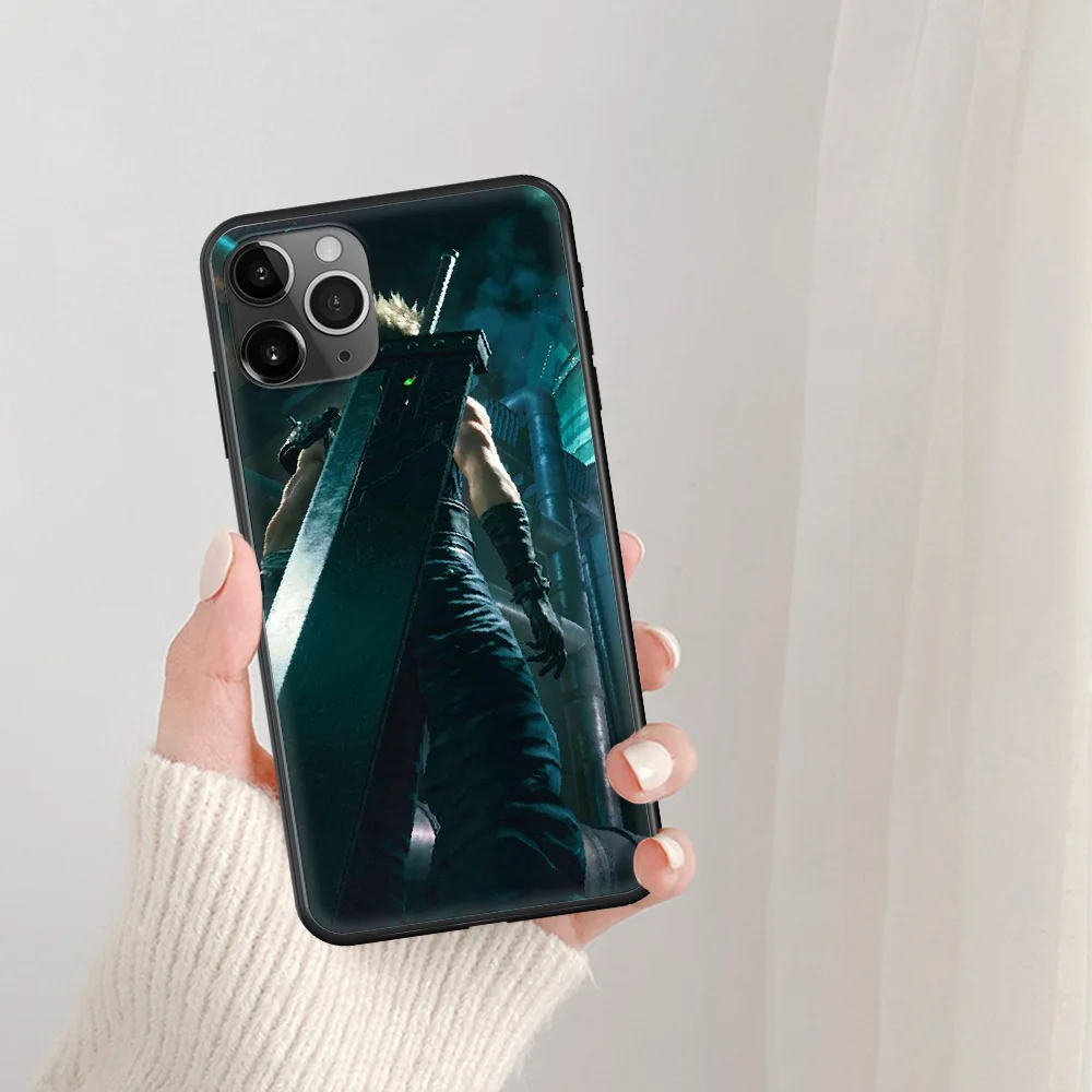 

Final Fantasy Sephiroth Game Phone Case For IPhone 5 5S SE 5C 6 6S 7 8 Plus X XS XR 11 12 Mini Pro Max 2020 black Etui 3D Cover