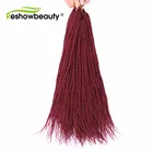 Сенегальские твист кроше удлинители волос для женщин волосы ткачества синтетические волосы удлинитель 30 нитейупаковка Reshowbeauty