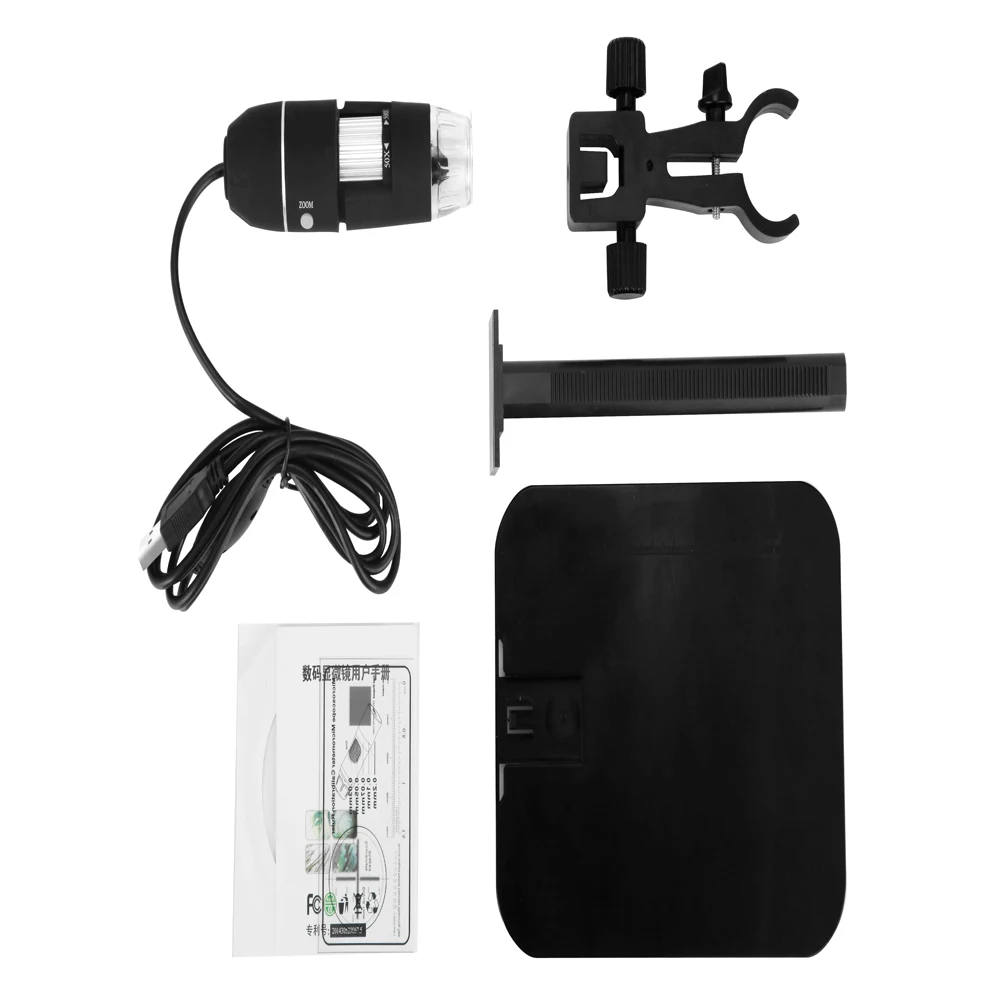 USB цифровой микроскоп 1000X8 светодиодный 2MP профессиональный электронный микроскоп Эндоскоп зум Камера лупа+ подъемная подставка инструменты