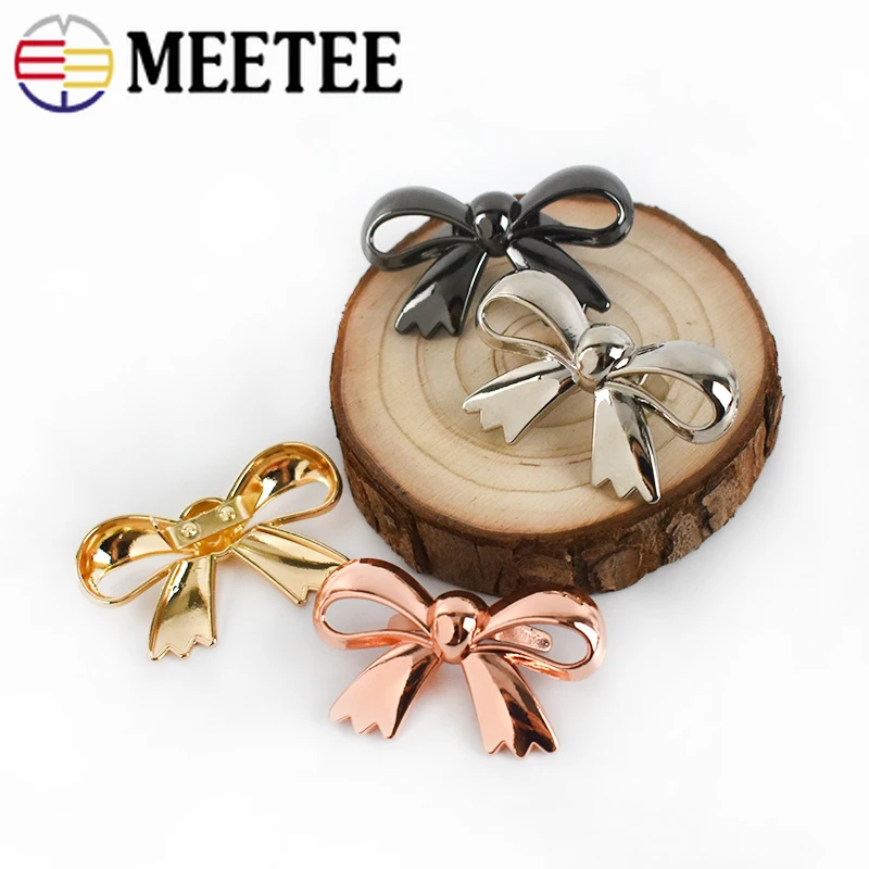 

10/20pcs Bowknot Metal Buckles for Bags Shoes Clothing Decor Buckle DIY Leather Craft Luggage Hardware Sewing Accessories