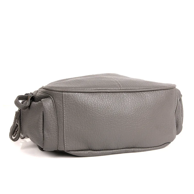 Модный женский рюкзак простой высококачественный кожаный на плечо для женщин