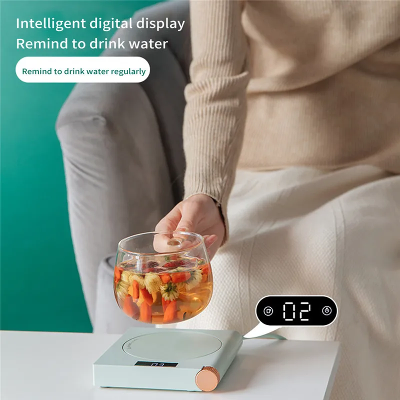 

Cup Warmer USB Mug Heater hot Tea Makers Heating Coaster Thermostat 5 Gear Warmer Pad for Coffee Milk Tea Electric Hot Plate 5V