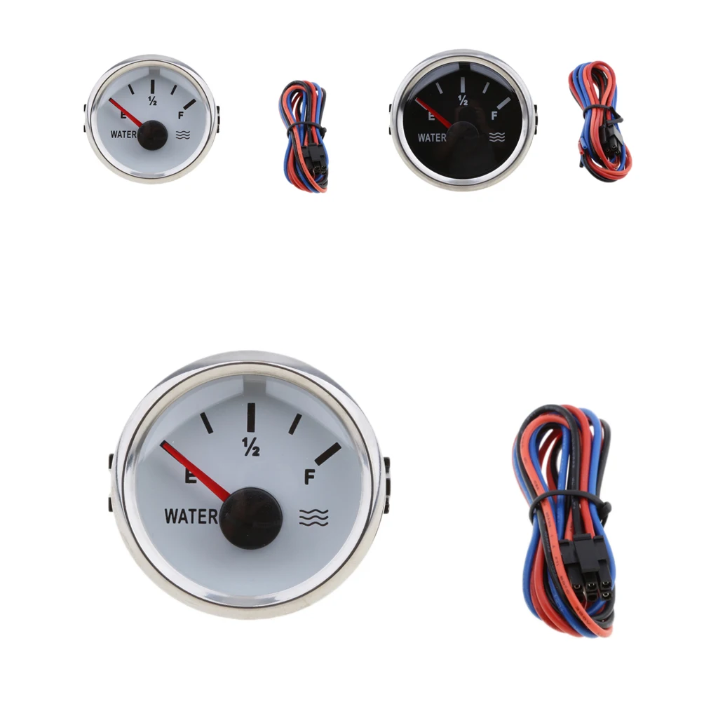 

Marine 2' 52mm 100% Waterproof Protection Whit Water Level Gauge for Inflatable Boat White Canoe Kayak Dinghy Accessories