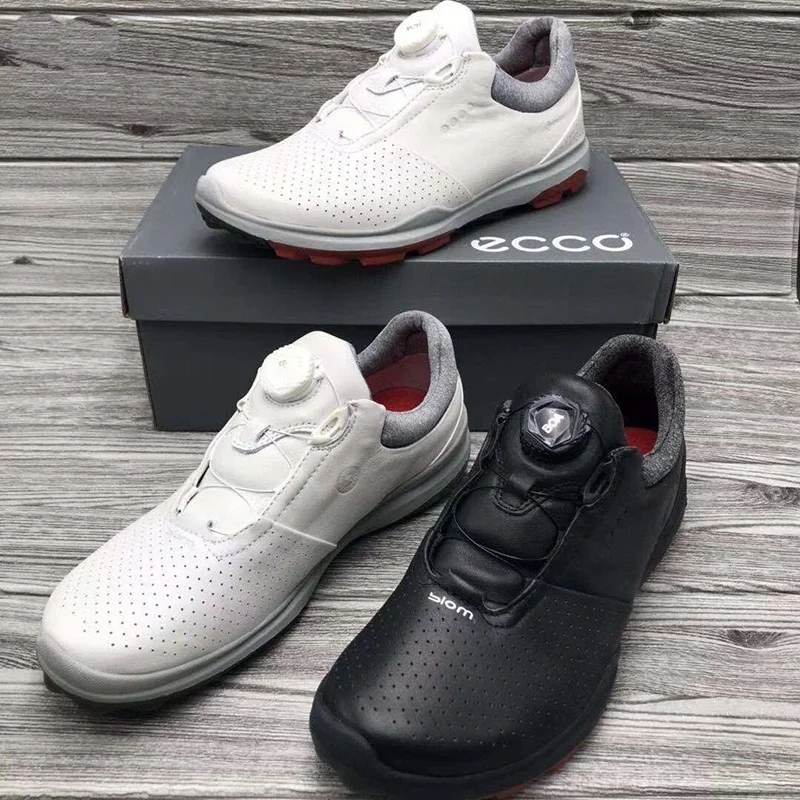 

New Genuine Leather Golf Shoes Men Size 39-45 Spikless Golf Sneakers Outdoor Luxury Walking Shoes Anti Slip Mens Footwears