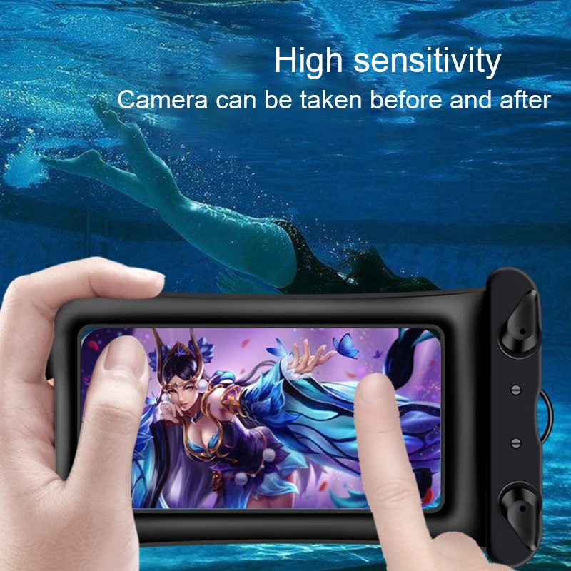 Мобильный телефон водонепроницаемый мешок 5 2-6 дюймов мобильный сумка плавающий