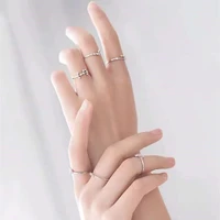 trendy constellation ring adjustable for girl women cubic zircon open ring zodiac charm rings jewelry festival party gifts 2021