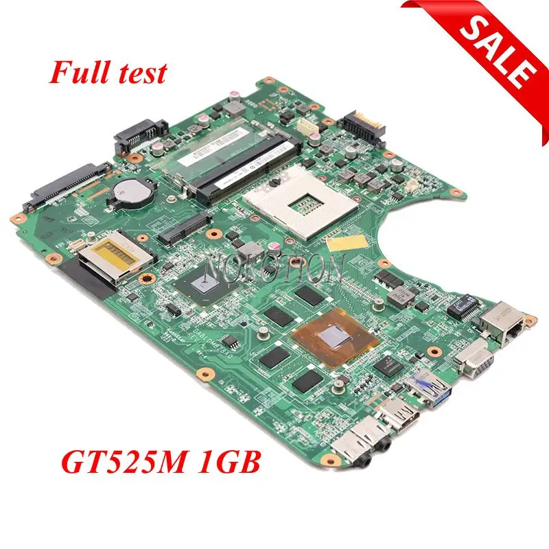 NOKOTION для ноутбука Toshiba Satellite L755 L750 Материнская плата ноутбука A000081620 DABLDDMB8D0 HM65 DDR3 GT525M 1 Гб