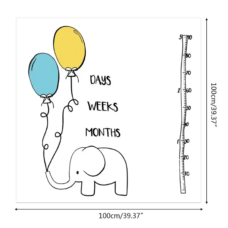 Новорожденный ежемесячный новогодний реквизит для фотосъемки милые цветочные