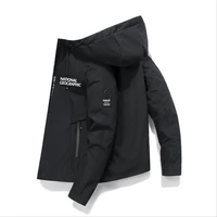 new men national geographic fishing jacket windbreaker hoodie zipper waterproof jacket fishing clothes top spring autumn coat