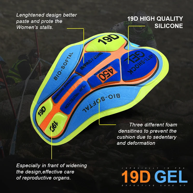 Комплект из Джерси для велоспорта дышащая быстросохнущая Мужская велосипедная