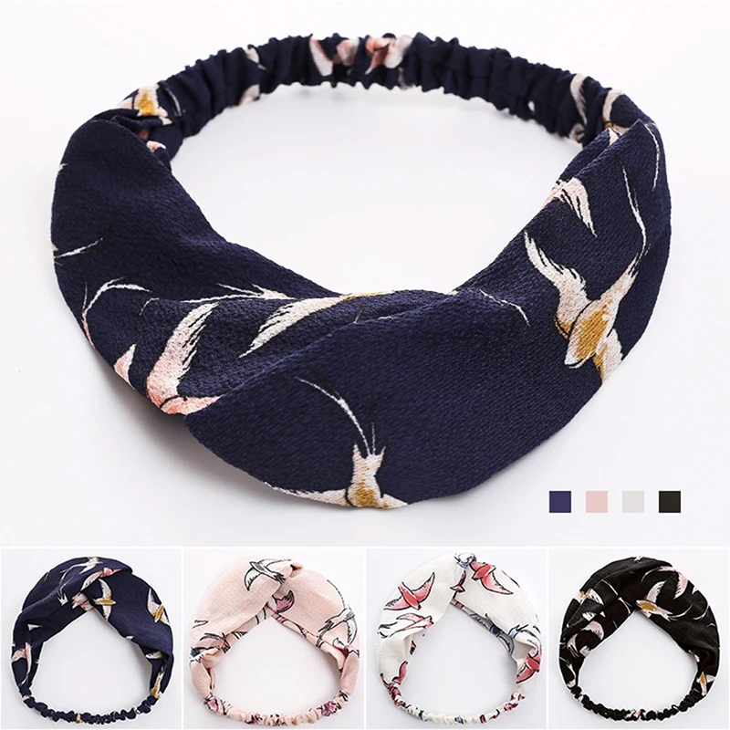 Женский головной убор с принтом эластичная чалма повязка на голову женские